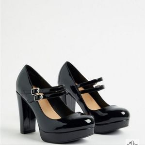 Mary Jane Platform Tapered Heel